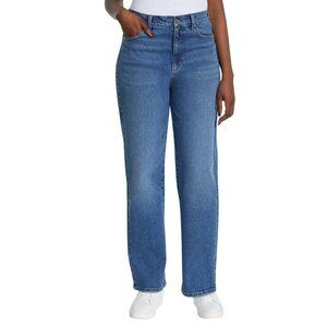 Gloria Vanderbilt Relaxed Straight Leg Jean - Dark Blue High, Rise 12 or 14 NWT
